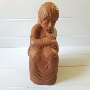 Lerma Spain - Femme Pensive / Lady in Thought - Terra Cotta ...
